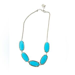 Kendra Scott Noelle Gold-tone Turquoise Necklace